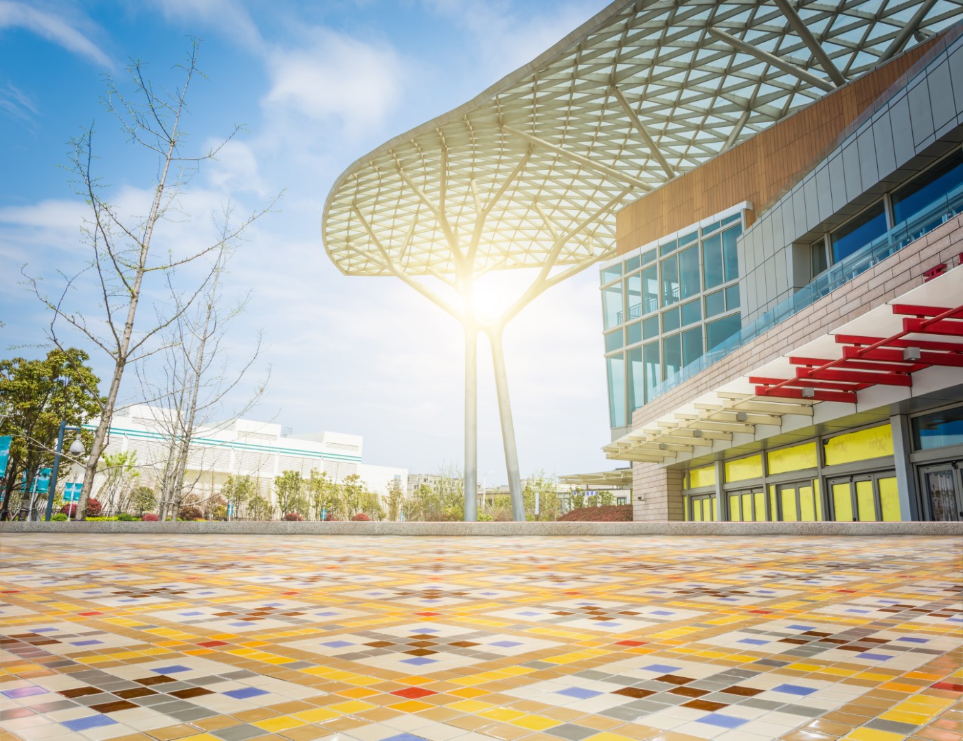 Modern office building